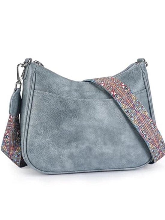 Handbags - Trendy Leather Crossbody Purse with Adjustable Strap Women's Shoulder